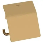 hansgrohe AddStoris S Toilettenpapierhalter 41783140 mit Deckel, brushed bronze