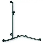 Hewi 801 Duschhandlauf 801.35.34092 762/762 x 1250 mm, anthrazitgrau, mit