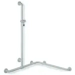 Hewi 801 Duschhandlauf 801.35.34097 762/762 x 1250 mm, lichtgrau, mit