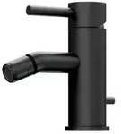 Steinberg Serie 100 Bidetarmatur 1001300S Matt Black, mit Ablaufgarnitur