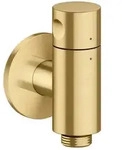 hansgrohe AXOR One Wandanschluss Stop 48781250 mit Absperrventil, brushed gold...