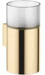 Dornbracht Glashalter 83401979-09 Wandmodell, Glas aus Kristallglas, matt, messing