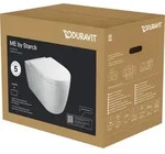Duravit Me by Starck Wand-Tiefsp&uuml;l-WC Set 457909AAA1 57cm, rimless, mit...