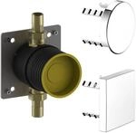 Keuco IXMO Rohrunterbrecher 59949000070 in Wandeinbaukasten, mit verchromter