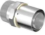 Uponor S-Press Press-&Uuml;bergangsnippel 1046901 40 mm x R 1 1/4 MT, Messing...