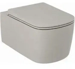 Kludi RESA S Spiralflush-Wand-WC, 27WCW01O2 55 cm, P-f&ouml;rmiger Abfluss Matt...