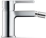 Duravit B.2 Bidetarmatur B22400001010 chrom, mit Ablaufgarnitur, Ausladung 127 mm