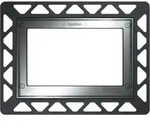 Tece WC Einbaurahmen 9240649 f&uuml;r fl&auml;chenb&uuml;ndige Montage, chrom
