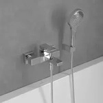 Villeroy und Boch Einhebel-Badewannenarmatur TVT12500100061 Architectura Square