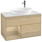 Villeroy und Boch Finion Waschtischunterschrank F891PCPC 100cm, Abdeckplatte...