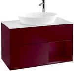 Villeroy und Boch Finion Waschtischunterschrank F901HBHB 100cm, Abdeckplatte...