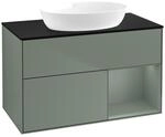 Villeroy und Boch Finion Waschtischunterschrank FA22GMGM 100cm, Abdeckplatte...