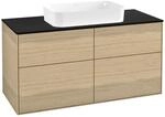 Villeroy und Boch Finion Waschtischunterschrank F67200PC 120x60,3x50,1cm, Glass...