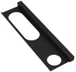 Hewi Waschtischprofil 950.13.0006DC 470mm, mit Ablage 360x102mm, schwarz...
