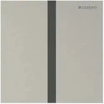 Geberit Typ 40 Abdeckplatte 246121ID1 f&uuml;r Urinal-Steuerung. IR, eckig, nickel