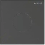 Geberit Typ 40 Abdeckplatte 246120QD1 f&uuml;r Urinalsteuerung IR, Round, schwarzchrom