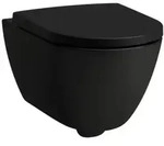 Laufen PRO X Wand-WC H8208607160001 54x36x33,7cm, sp&uuml;lrandlos, schwarz matt