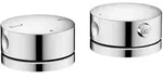 hansgrohe AXOR One 2-Loch Wannenrandarmatur 48470000 mit Thermostat, chrom