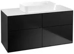 Villeroy und Boch Finion Waschtischunterschrank F67100PD 120x60,3x50,1cm, Glass...