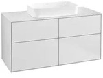 Villeroy und Boch Finion Waschtischunterschrank F67100MT 120x60,3x50,1cm, Glass...