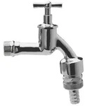 Universal Auslaufventil 422117 Messing glanzverchromt, 1/2", Rohrbel&uuml;fter,