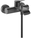 hansgrohe Vivenis Wannenarmatur 75423340 Aufputz, Ausladung 197mm, brushed black