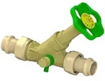 Schl&ouml;sser Freistromventil 0015872200001 DN 20, 22mm, AG, mit Entleerung,