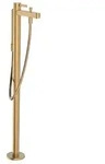 hansgrohe Finoris Fertigmontageset 76445140 Wannenarmatur, bodenstehend, brushed