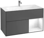 Villeroy und Boch Finion Waschtischunterschrank F040GFGK 99,6x59,1x49,8cm, Regal