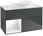 Villeroy und Boch Finion Waschtischunterschrank FA11GFHG 100cm, Abdeckplatte...