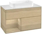 Villeroy und Boch Finion Waschtischunterschrank F651PCPC 100x60,3x50,1cm, Regal...