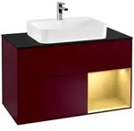 Villeroy und Boch Finion Waschtischunterschrank F372HFHB 100cm, Abdeckplatte...
