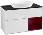 Villeroy und Boch Finion Waschtischunterschrank FA22HBMT 100cm, Abdeckplatte...