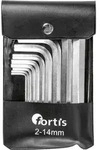 FORTIS Winkelschraubendreher-Satz 4317784729987 10-teilig 2-14mm