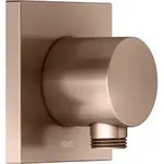 KEUCO IXMO Schlauchanschluss 59547290002 rotgold geb&uuml;rstet, Rosette eckig