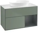 Villeroy und Boch Finion Waschtischunterschrank FA21HGGM 100cm, Abdeckplatte...