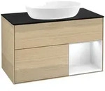 Villeroy und Boch Finion Waschtischunterschrank FA22GFPC 100cm, Abdeckplatte...
