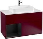 Villeroy und Boch Finion Waschtischunterschrank F361PDHB 100cm, Abdeckplatte...