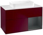 Villeroy und Boch Finion Waschtischunterschrank F661HGHB 100x60,3x50,1cm, Regal