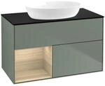 Villeroy und Boch Finion Waschtischunterschrank FA12PCGM 100cm, Abdeckplatte...