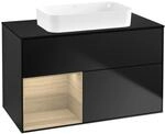 Villeroy und Boch Finion Waschtischunterschrank F652PCPD 100x60,3x50,1cm, Regal...