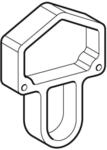 Geberit Bauschutz f&uuml;r WWC Befestigung 241522001 h&ouml;henverstellbares Element