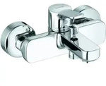Kludi Pure&easy Wannen- und Brausearmatur 376810565 chrom, DN 15, Wandmontage