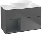 Villeroy und Boch Finion Waschtischunterschrank FA11HGGK 100cm, Abdeckplatte...