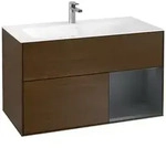 Villeroy und Boch Finion Waschtischunterschrank F040HGGN 99,6x59,1x49,8cm, Regal
