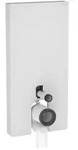 Geberit Monolith Stand-WC-Modul 131003TD5 Front wei&szlig;, Seitenverkleidung Aluminium