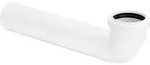 Viega Ablaufbogen 667375 DN 40x40x245mm, 90Grad, Kunststoff wei&szlig;, flexibel, mit
