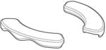 Geberit Set Sitzauflagen f&uuml;r WC 572940000 grau