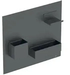 Geberit Acanto Magnetwand-Set 500649JK2 44,9x38,8x7,5cm, Lava matt