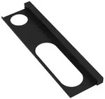 Hewi Waschtischprofil 950.13.0007DC 470mm, mit Ablage 360x102mm, schwarz...